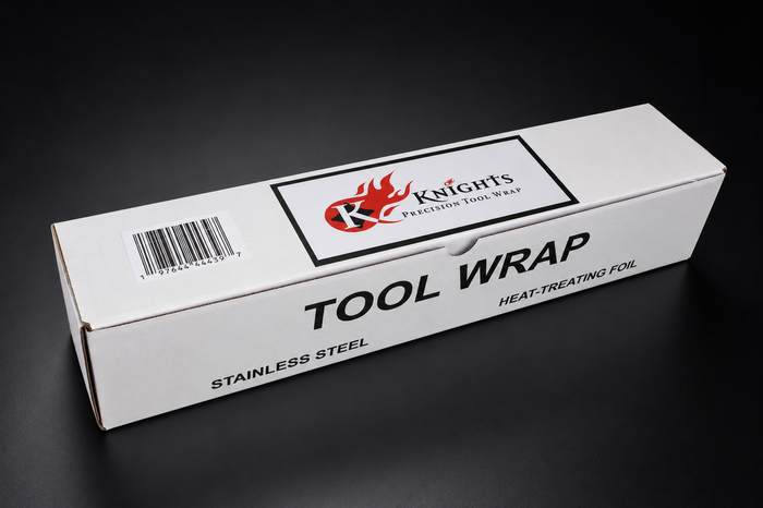 Knights Precision Tool Wrap 100' Type 321 Stainless Steel Tool Wrap 100' x 20" x .002 Foil Wrap - Knights Furnace